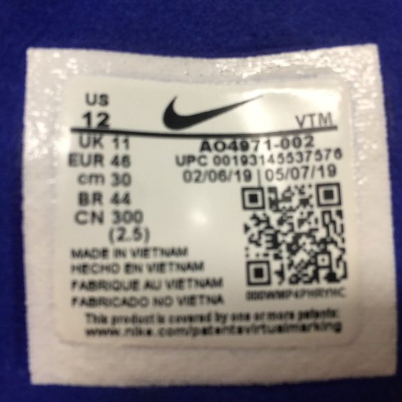 Air 270 React Shoes Nike Size 12 Men's - Picture 3 of 16